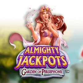 Almighty Jackpots: Garden of Persephone game by Novomatic – logo hosted on Oranje Palace Casino