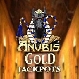 Anubis Gold Jackpots online game logo by Inspired Gaming on oranjepalace-casino.co.nl