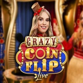 Crazy Coin Flip slot visual from Evolution available on oranjepalace-casino.co.nl