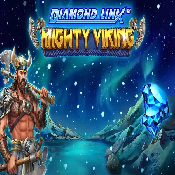 Diamond Link Mighty Viking slot icon by Greentube, available at Oranje Palace Casino