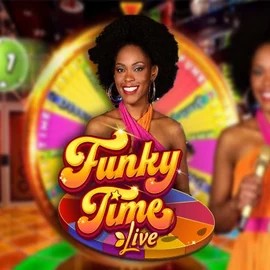Official Live Casino logo: Funky Time by Evolution at Oranje Palace Casino