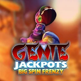 Genie Jackpots: Big Spin Frenzy slot logo by Blueprint Gaming at Oranje Palace Casino