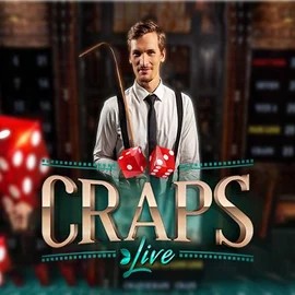 Live Craps slot icon by Evolution, available at Oranje Palace Casino