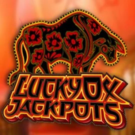 Lucky Ox Jackpots slot logo by Rival at Oranje Palace Casino