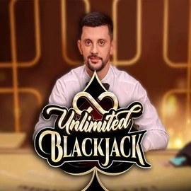 Unlimited Blackjack slot icon by Ezugi, available at Oranje Palace Casino